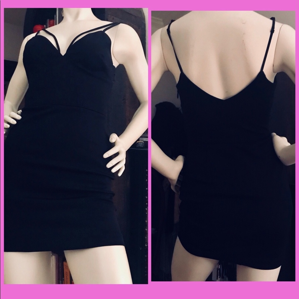 Bebe strappy mini dress size xs